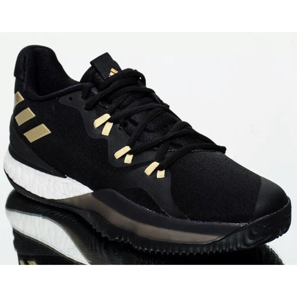 Adidas Crazy Light Boost 2018 Men Core Black Gold Metallic Ac8365 Mens Size 19